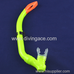 Green dry snorkel/scuba snorkel/diving snorkel