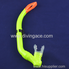 Green dry snorkel/scuba snorkel/diving snorkel