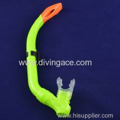 Green dry snorkel/scuba snorkel/diving snorkel