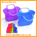 Colorful large silicone shopping bag