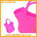 Fashion big silicone handbag with a diamond buttom