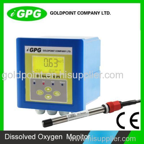 CE approved Industrial Online Dissolved oxygen analyzer with probe