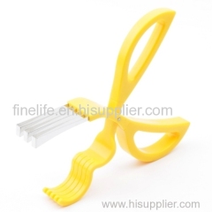 Plastic bananas slicer scissor