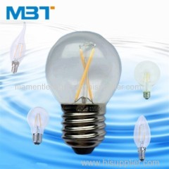 Filament led global bulbs