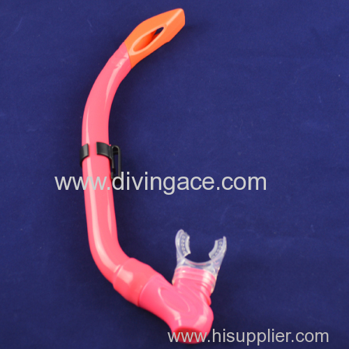 Red Fashionable sillicone snorkel/diving snorkel