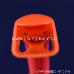 Red Fashionable sillicone snorkel/diving snorkel
