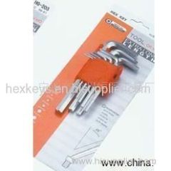 Flat head inner six angle wrench