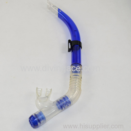 New Blue freediving snorkel/rubber snorkel