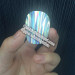 waterproof round hologram sticker