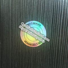 Custom Round PET Waterproof Hologram Sticker