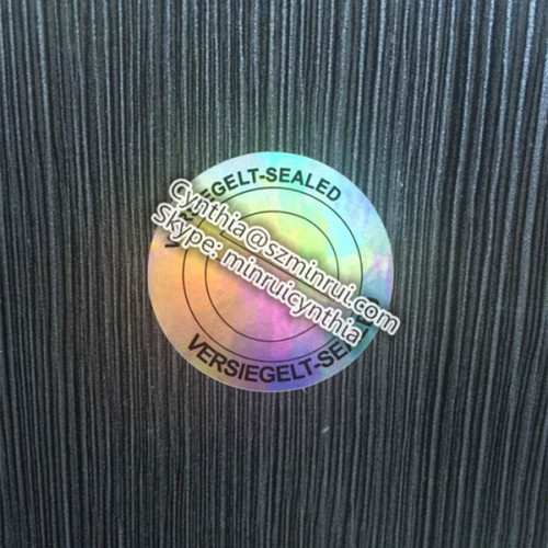 Custom Round PET Waterproof Hologram Sticker 