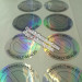 waterproof round hologram sticker