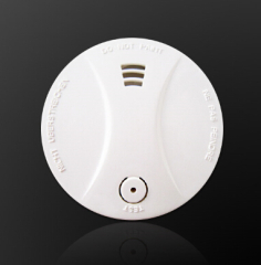 Optical smoke detector with interconnection function