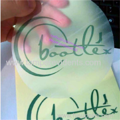 silkscreen printing label sticker logo