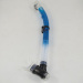 OEM fashionable rubber diving snorkel/swimming snorkel