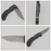 Folding knife for survival hunting underwater sports
