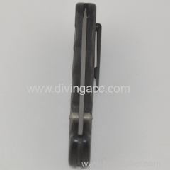 Folding knife for survival hunting underwater sports