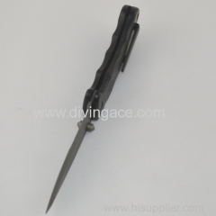 Folding knife for survival hunting underwater sports