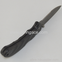 Folding knife for survival hunting underwater sports