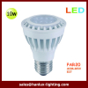 10W LED Par20 bulbs AC85-265V 470lm 3000K/6400K Ra80 CE ROHS