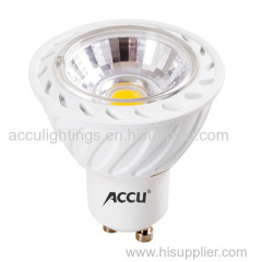 Dimmable COB GU10 6W 410lm 38° LED Spot Light