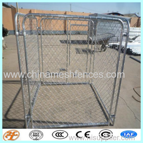 large outdoor galvanized chain link dog kennels