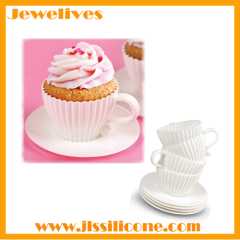 hot sell silicone cupcake mold or as a tea cup