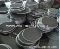 Stainless Steel Filter Disc