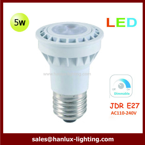 JDR E27 dimmable LED bulbs