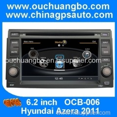 Ouchuangbo S100 Auto Radio GPS Cat DVD For Hyundai Azera 2011