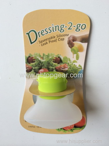 Dressing 2 Go silicone flexible bottle