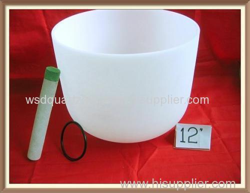 Quartz singing bowl for Sound healing and musical entertainment