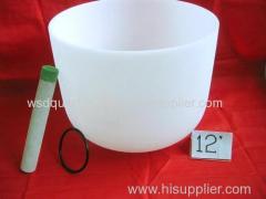 Hand held singing bowl with case