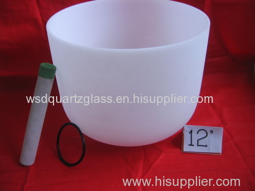 Chakra Quartz Crystal Singing Bowl C Note