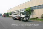 concrete pumping truck boom pump truck