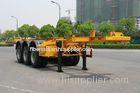 20ft Skeletal Or Flatbed Container Trailer Chassis In Truck Semi Trailer