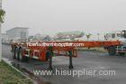 40ft Skeletal Three Axles Steel Shipping Container Trailer Chassis ISO9001 CCC