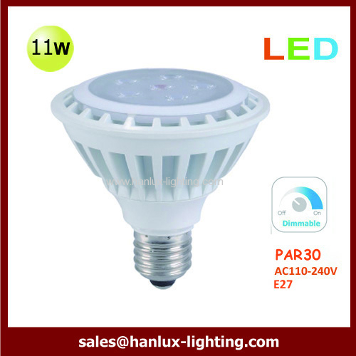 11W LED par30 dimmable bulb