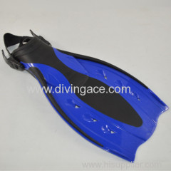 Adjustable silicone diving fins for water sports