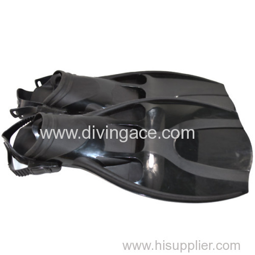 Black fashinoable fins for swimming/diving