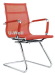 2015 hotsale guest staff mesh office conference visitor chair with chrome base, meeting sled chairs office furniture
