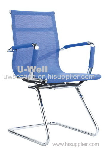 Plastic swivel chair with nylon base