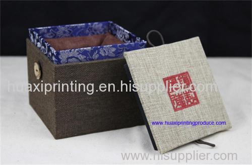 brown square and portable gift boxes
