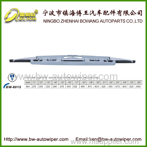 Spoiler type wiper blade