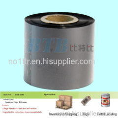 Hot selling wax thermal transfer ribbon for logistics label printing