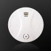 With silence function domestic photoelectric smoke alarm