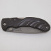 Micarta handle titanium folding dive knife