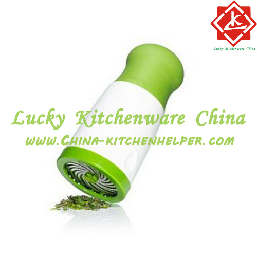 Plastic microplane herb mill spice mill