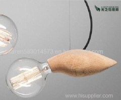 Lightingbird Modern Hotel Hanging Lamp Wooden Pendant Lighting