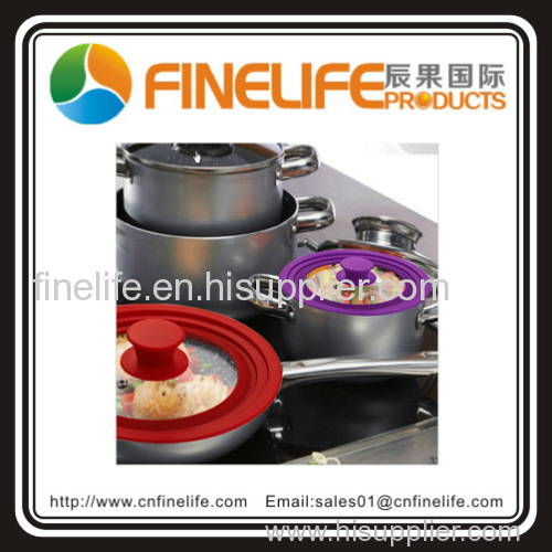 silicone glass lids for frying pans